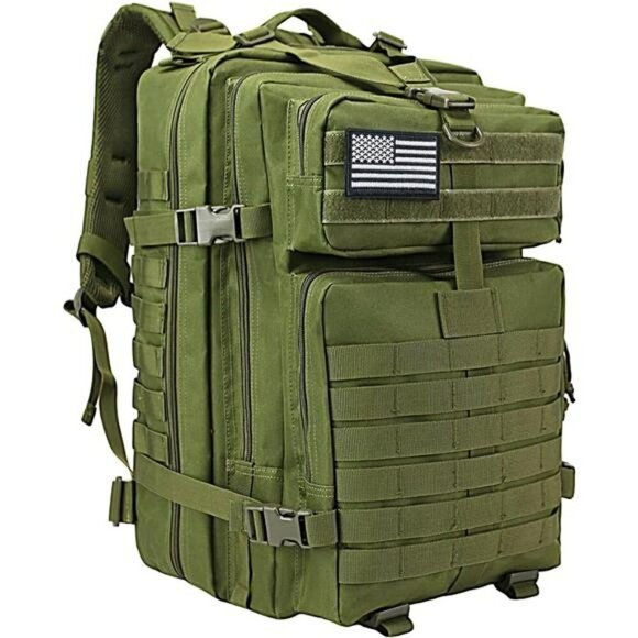 WOLT Tactical Backpack for Men 45L Military Molle Hiking Camping Survival Pack - Picture 1 of 7